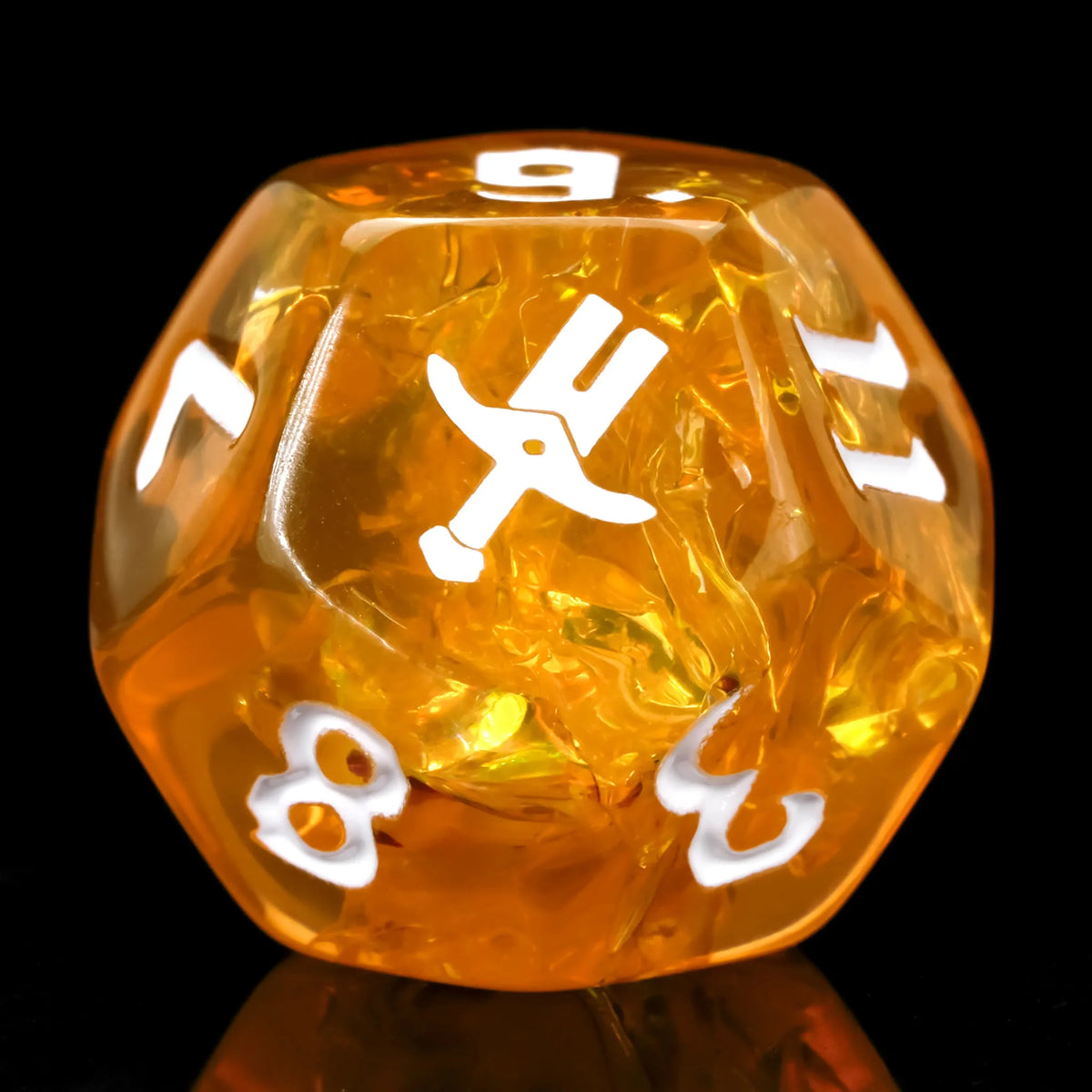 Star Resin RPG Dice Set – Warrior Class – Kickstarter Dice – Warrior Class Resin Dice Set