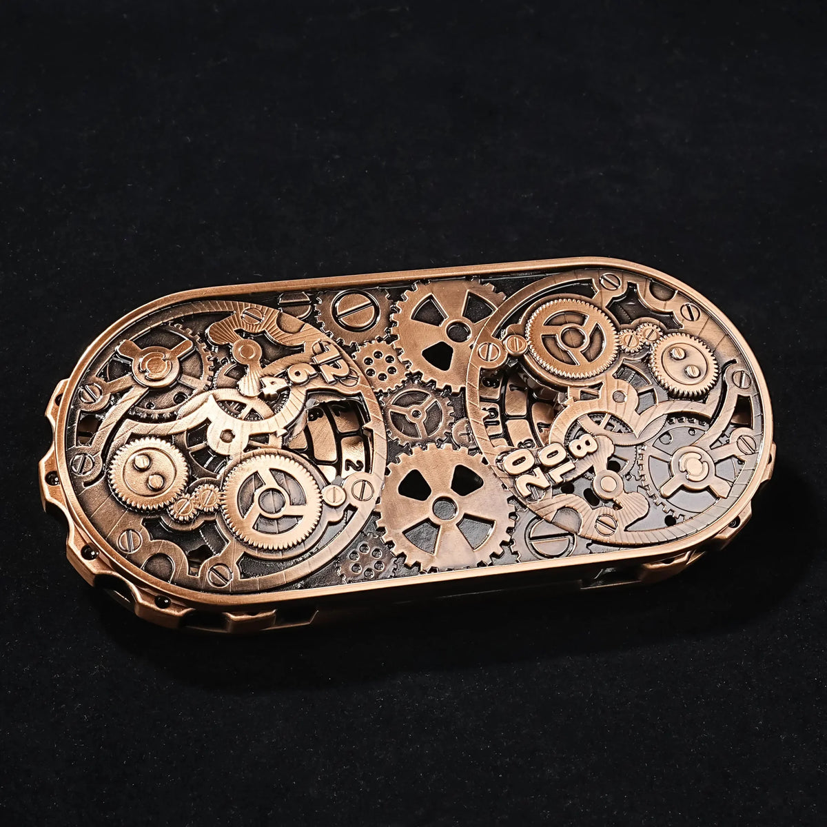 Steampunk Metal Spinner Dice Set – Unique DnD Dice Spinner - Steampunk Metal Gear Dice