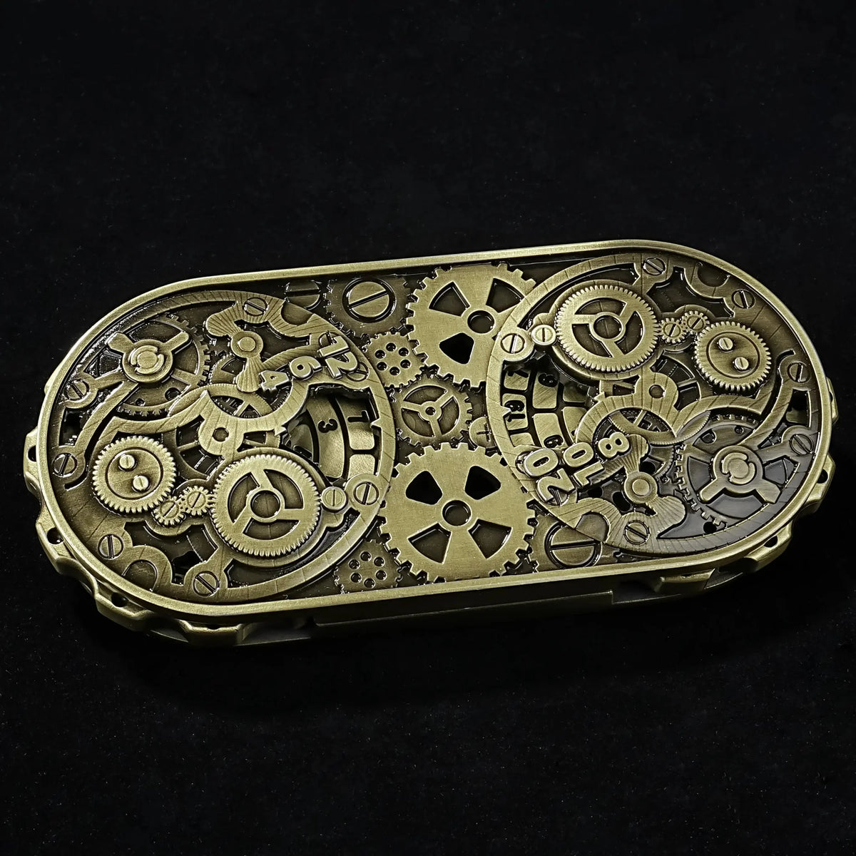 Steampunk Metal Spinner Dice Set – Unique DnD Dice Spinner - Steampunk Metal Gear Dice