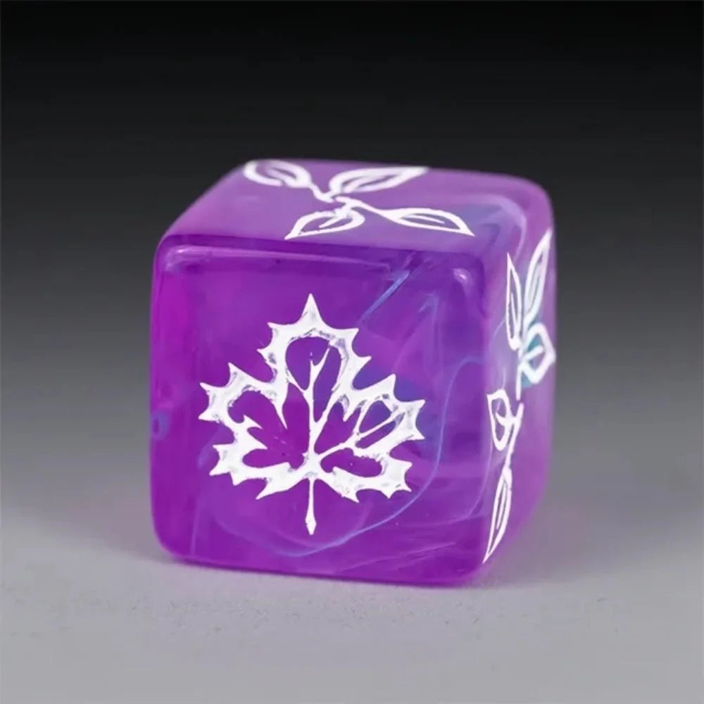 Swirl Coc Acrylic D6 Dice – DND Dice Acrylic Swirl D6 – COC, RPG, Warhammer Tabletop Dice