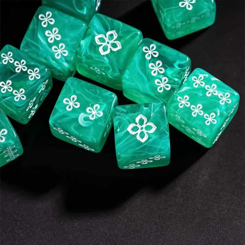 Swirl Coc Acrylic D6 Dice – DND Dice Acrylic Swirl D6 – COC, RPG, Warhammer Tabletop Dice