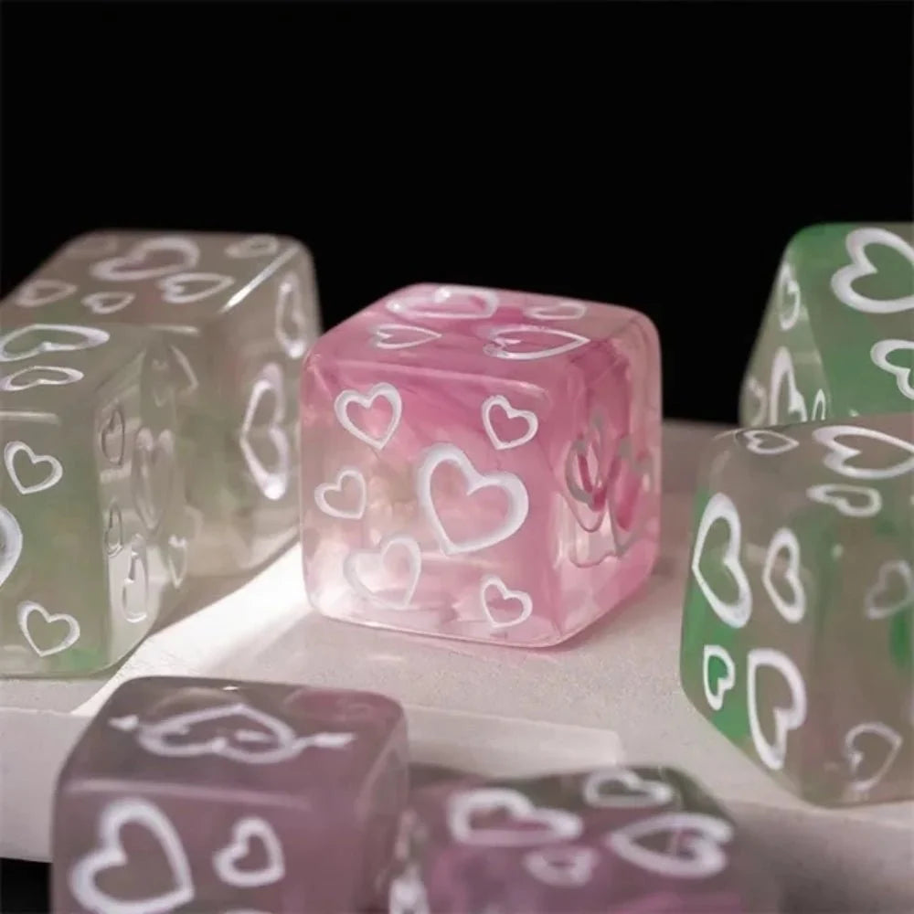 Swirl Coc Acrylic D6 Dice – DND Dice Acrylic Swirl D6 – COC, RPG, Warhammer Tabletop Dice