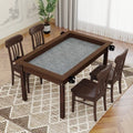 Tabletop Gaming Table – Wood – 63 - inch x 40 - inch game table with removable tabletop, in vintage brown