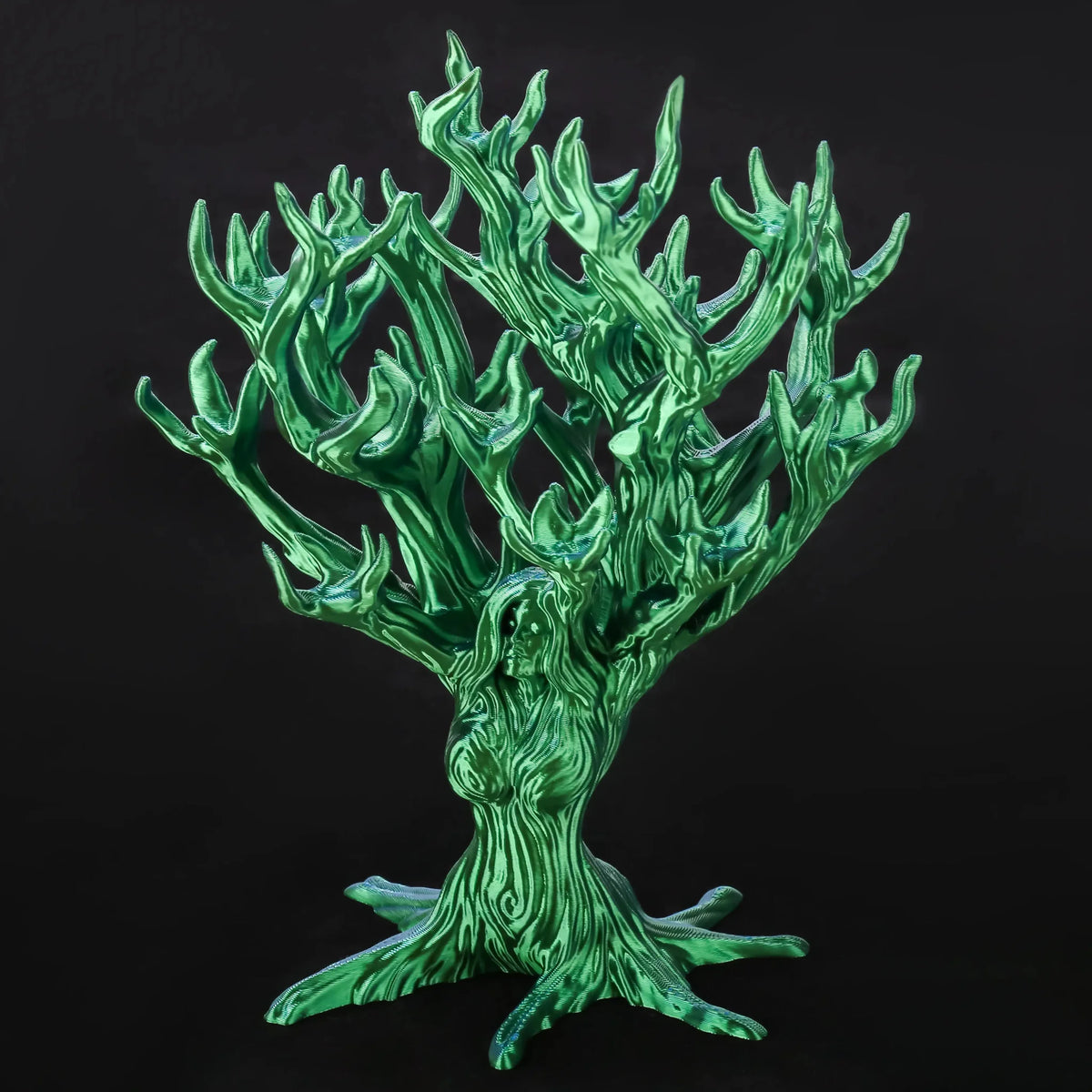 Tree Shaped Dice Tower – Tree - Shaped 3D Printed Dice Tower - DND Dice Accessories