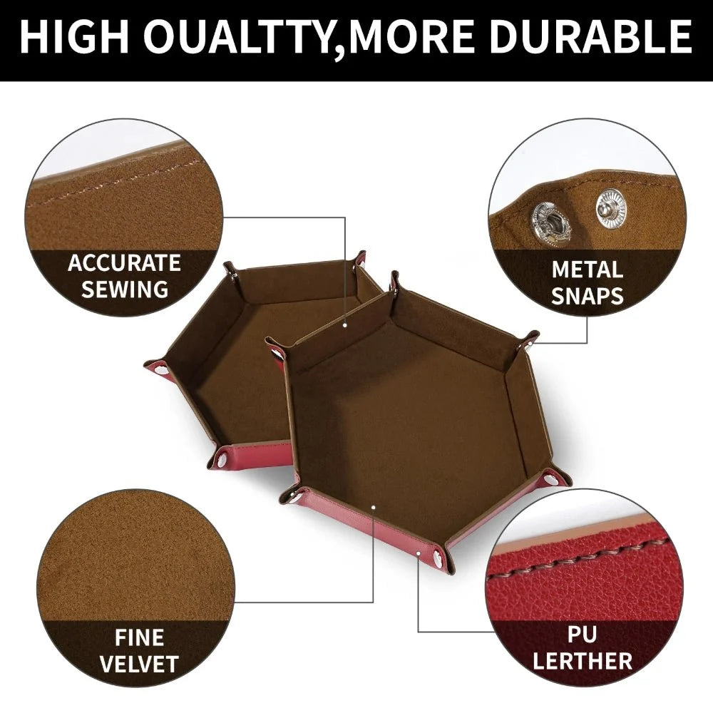 Two Color Dice Tray – Resin – Acrylic two - color mix and match dnd dice set + dice tray