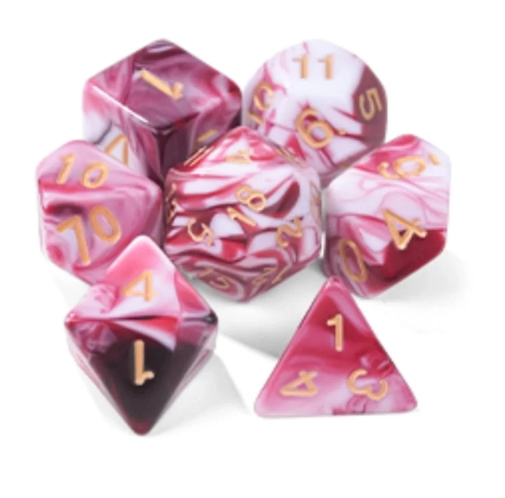 Two Color Dice Tray – Resin – Acrylic two - color mix and match dnd dice set + dice tray