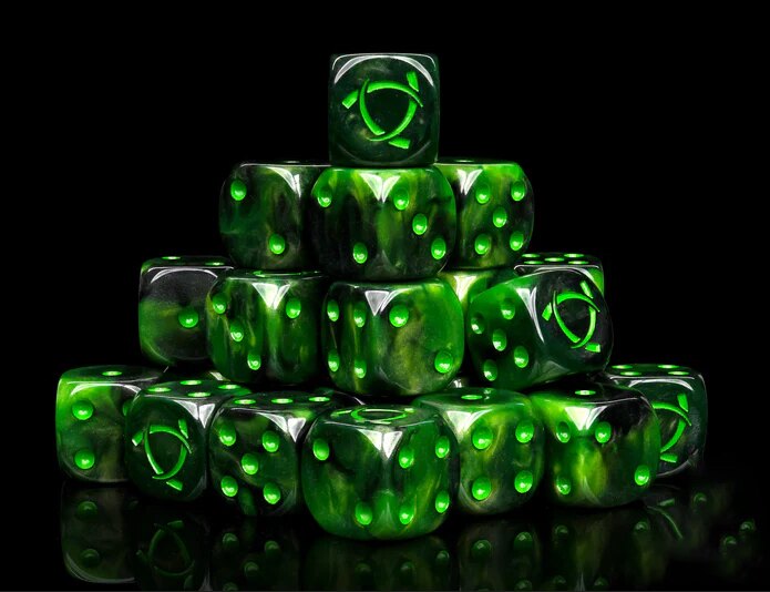 Tzeentch Dark Acrylic D6 Dice Set