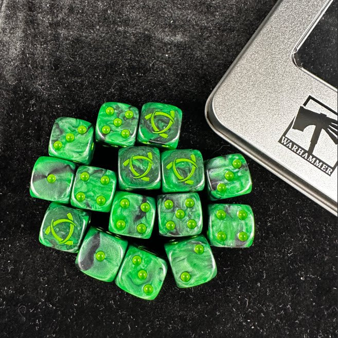 Tzeentch Dark Acrylic D6 Dice Set – alternate product view