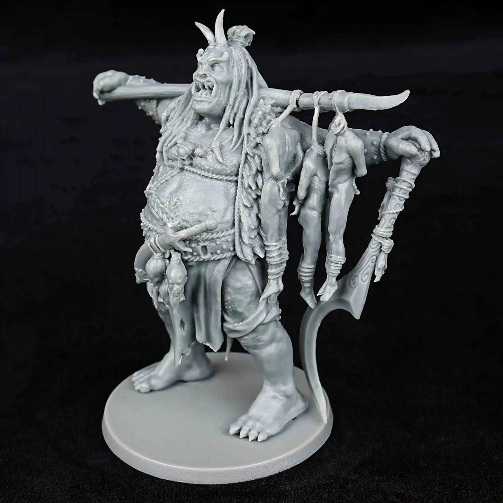 Undead Warrior RPG Miniature – 3D-Printed Tabletop Model – DND Butcher 3D Printed Role Playing Model