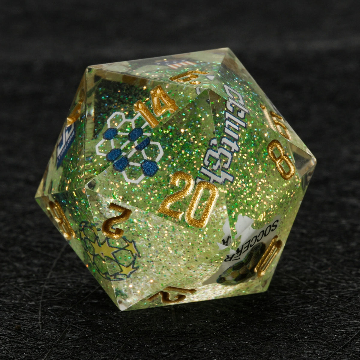 USA Soccer Resin Dice Set – alternate product view