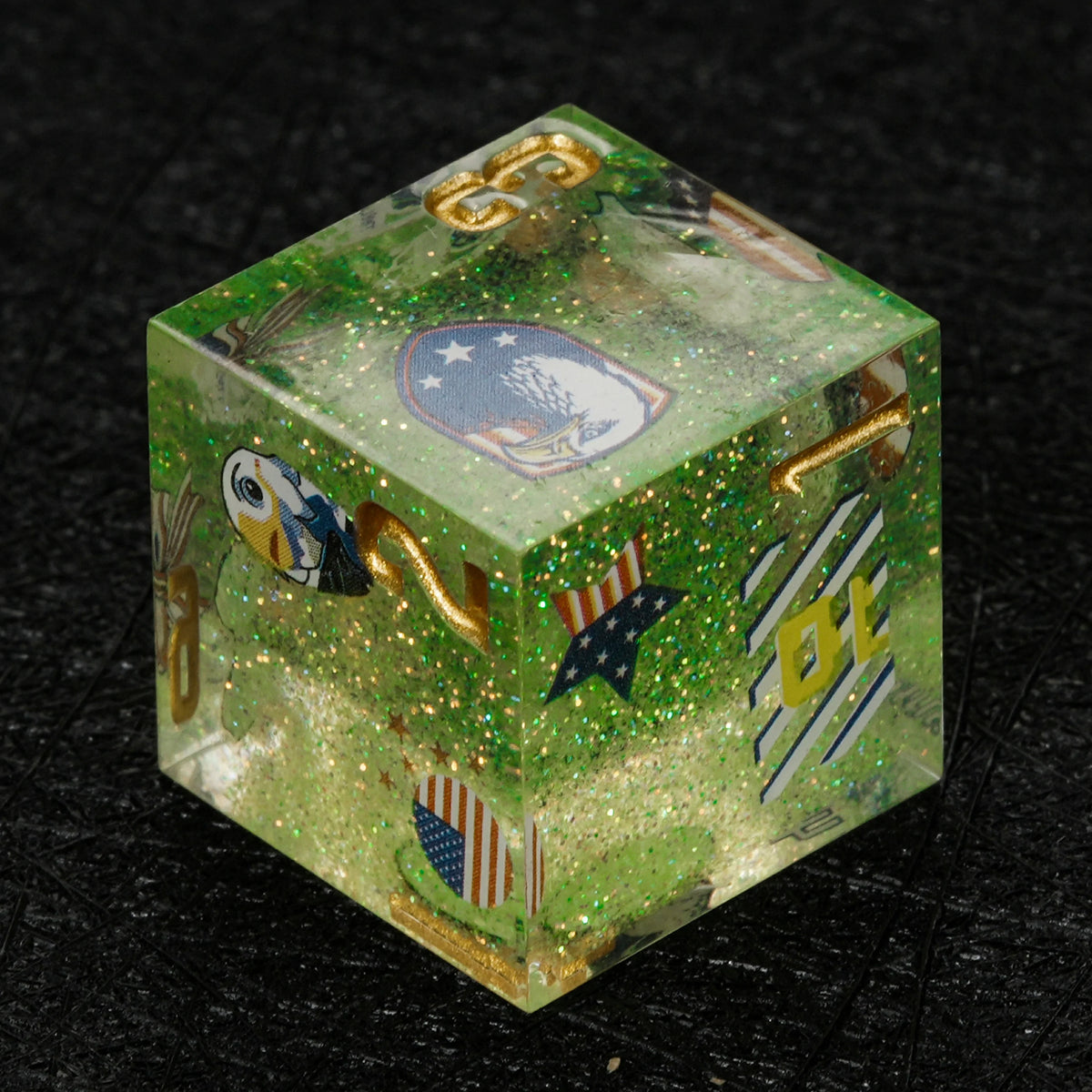 USA Soccer Resin Dice Set – alternate product view