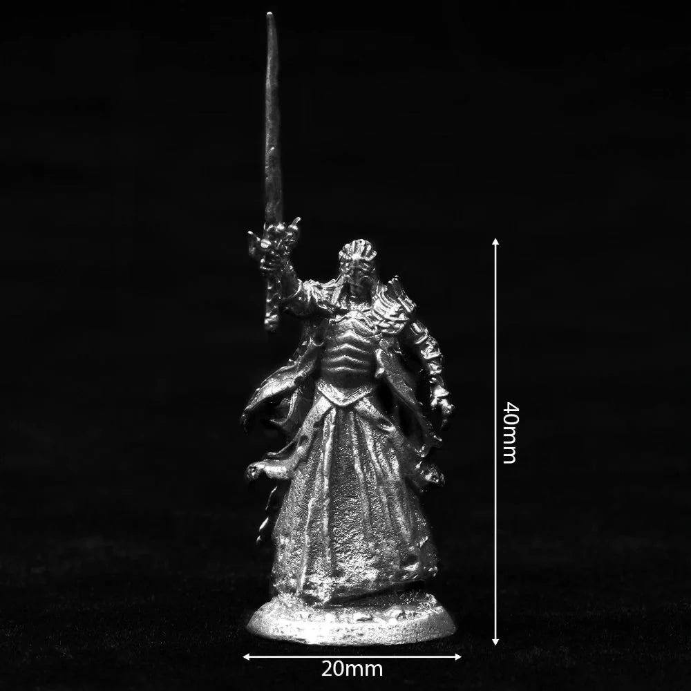 War Chess RPG Miniature – Metal Tabletop Model Dice – DND Dice Board Game Accessories | Metal Character Soldier Diablo