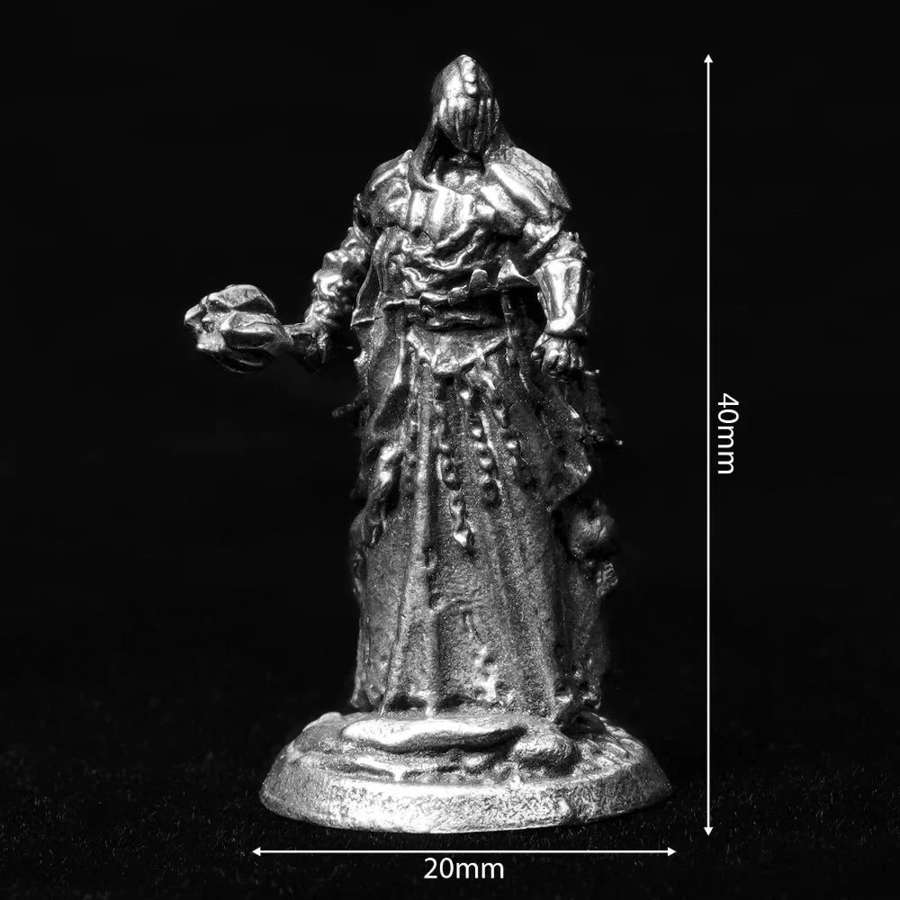 War Chess RPG Miniature – Metal Tabletop Model Dice – DND Dice Board Game Accessories | Metal Character Soldier Diablo