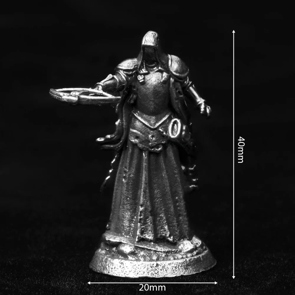 War Chess RPG Miniature – Metal Tabletop Model Dice – DND Dice Board Game Accessories | Metal Character Soldier Diablo
