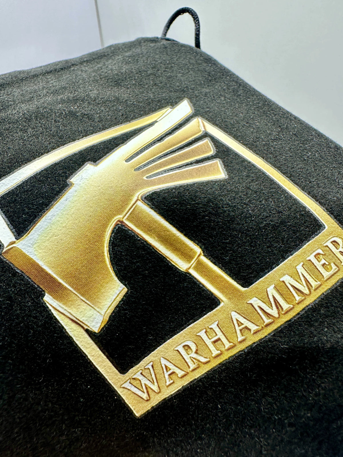 Warhammer 40K Dice Bag – Warhammer merchandise logo, Warhammer drawstring velvet bag, accessory bag, drawstring bag