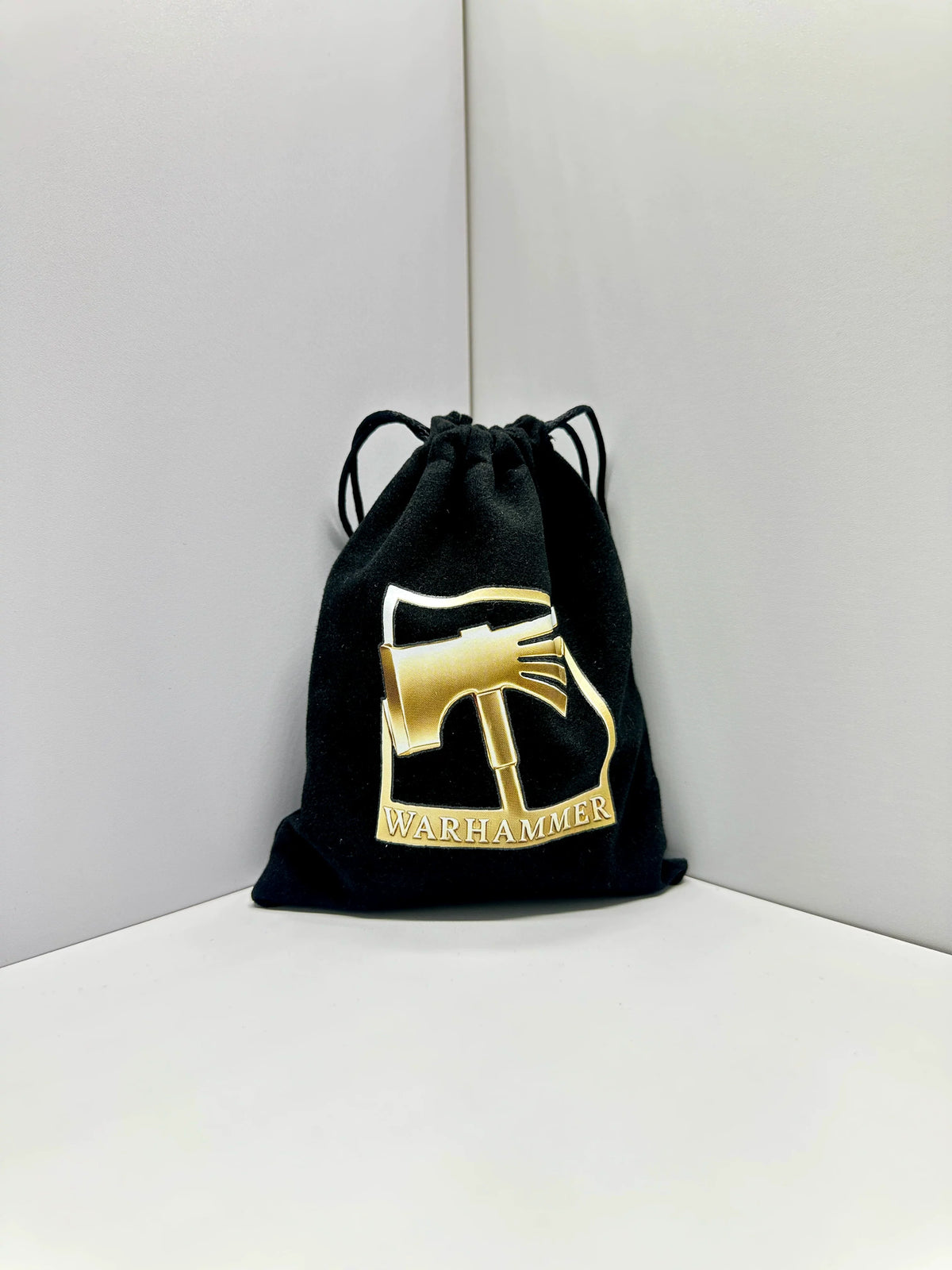 Warhammer 40K Dice Bag – Warhammer merchandise logo, Warhammer drawstring velvet bag, accessory bag, drawstring bag