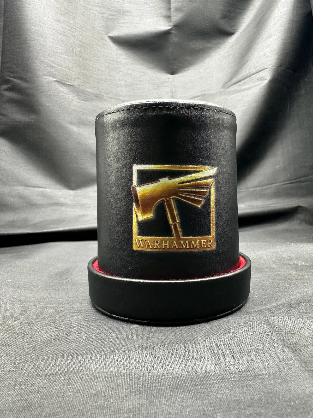Warhammer 40K Dice Box – Leather – Warhammer 40k Dice Shaker AOS Leather-Faced Dice Shaker Storage Fairness Inner