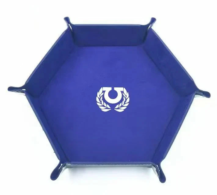 Warhammer 40K Dice Tray – Leather – Ultramarines – Warhammer 40K Ultramarines Blue Leather Dice Tray