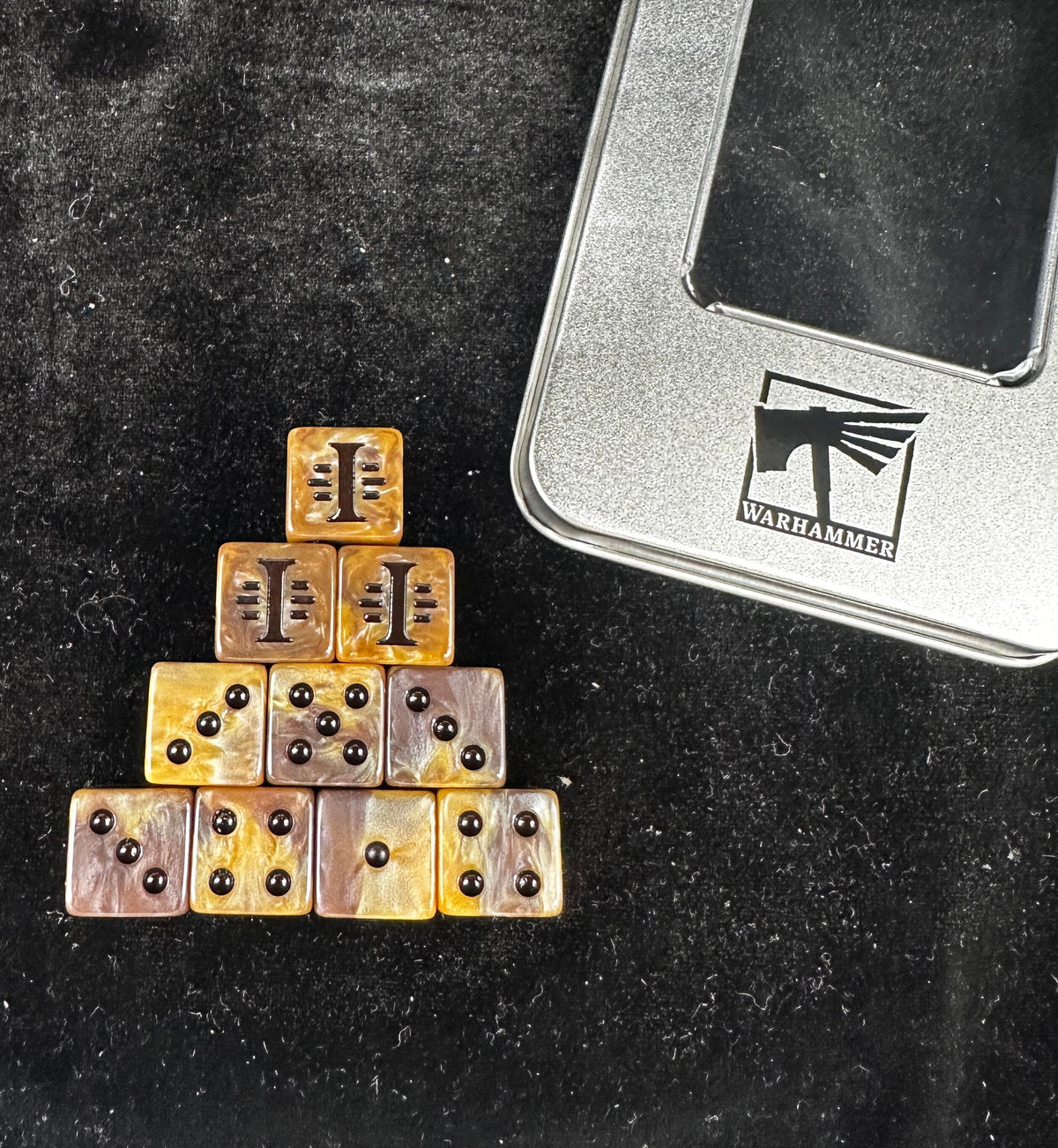 Warhammer Inquisition Acrylic D6 Dice Set – alternate product view