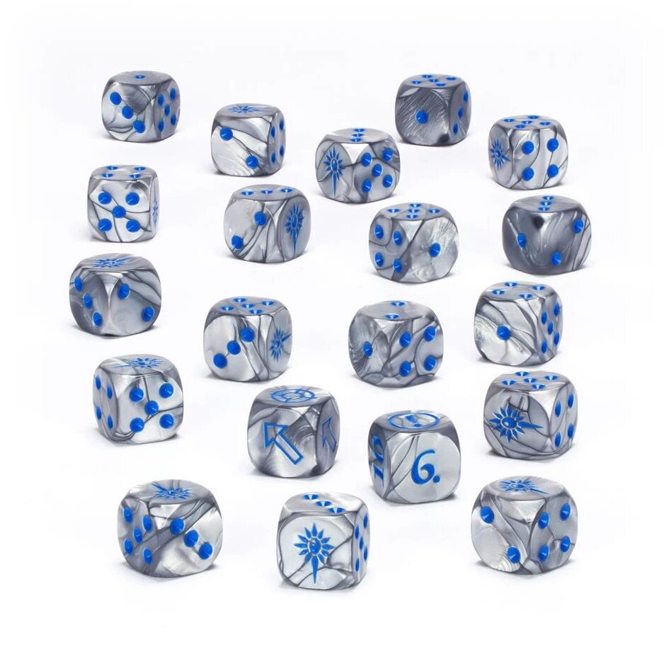 Warhammer Old Acrylic D6 Dice Set