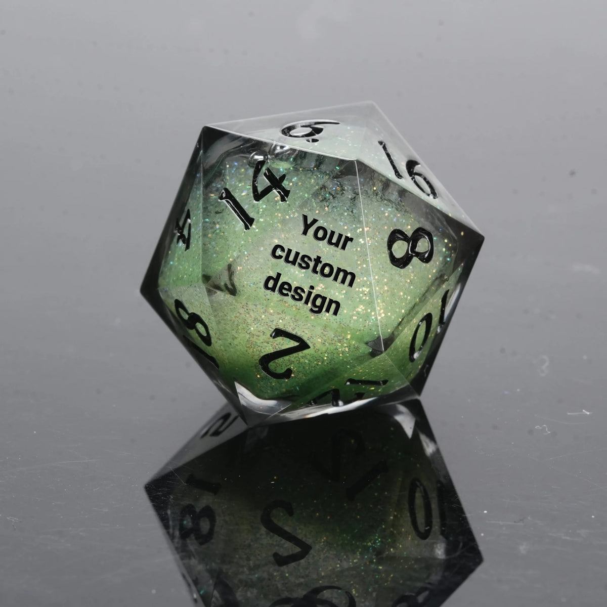 Wedding Liquid Core Dice Set – Custom Personalized Dice - Custom Wedding Dice Unique Wedding Anniversary Liquid Core