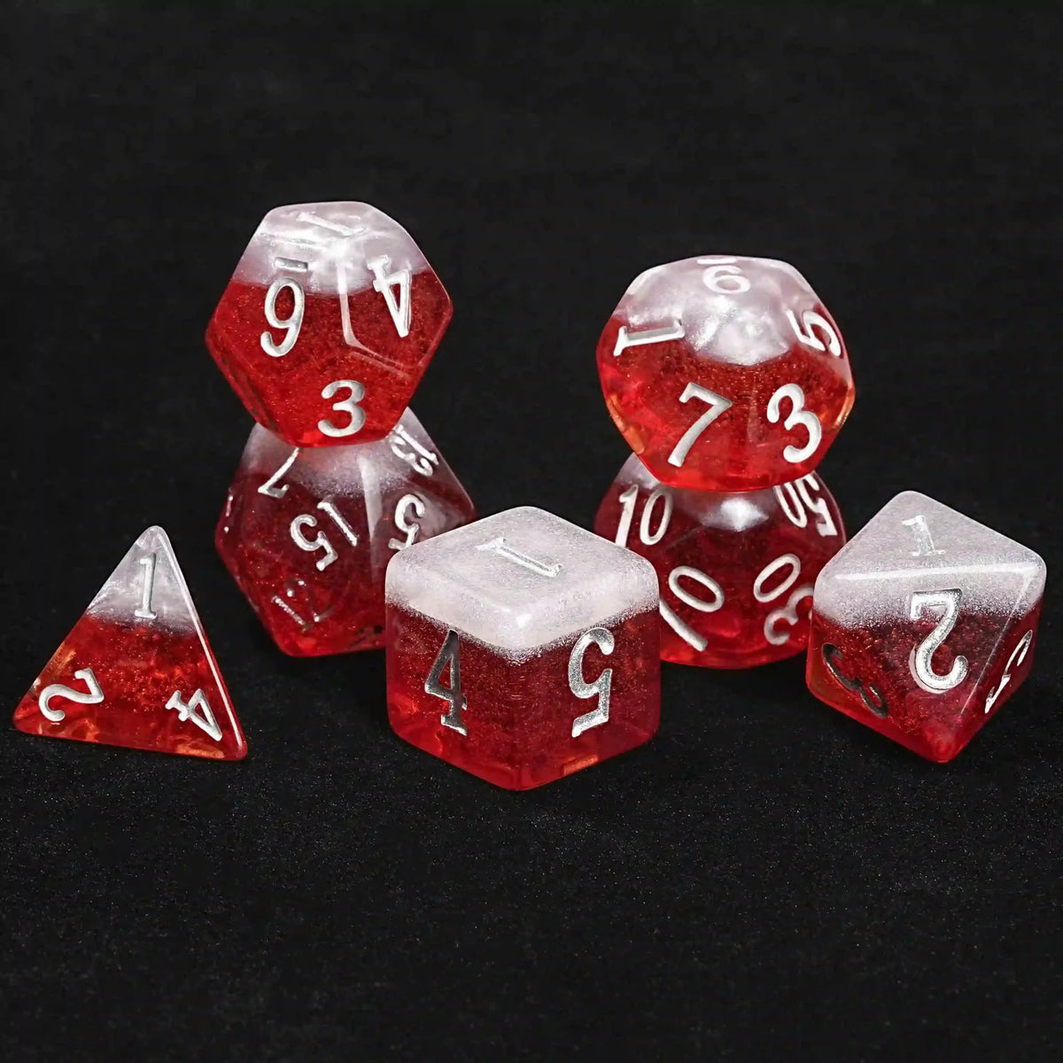 Wine Liquid Core Dice Set – Tavern Brew Liquid Core Resin DND Dice Set