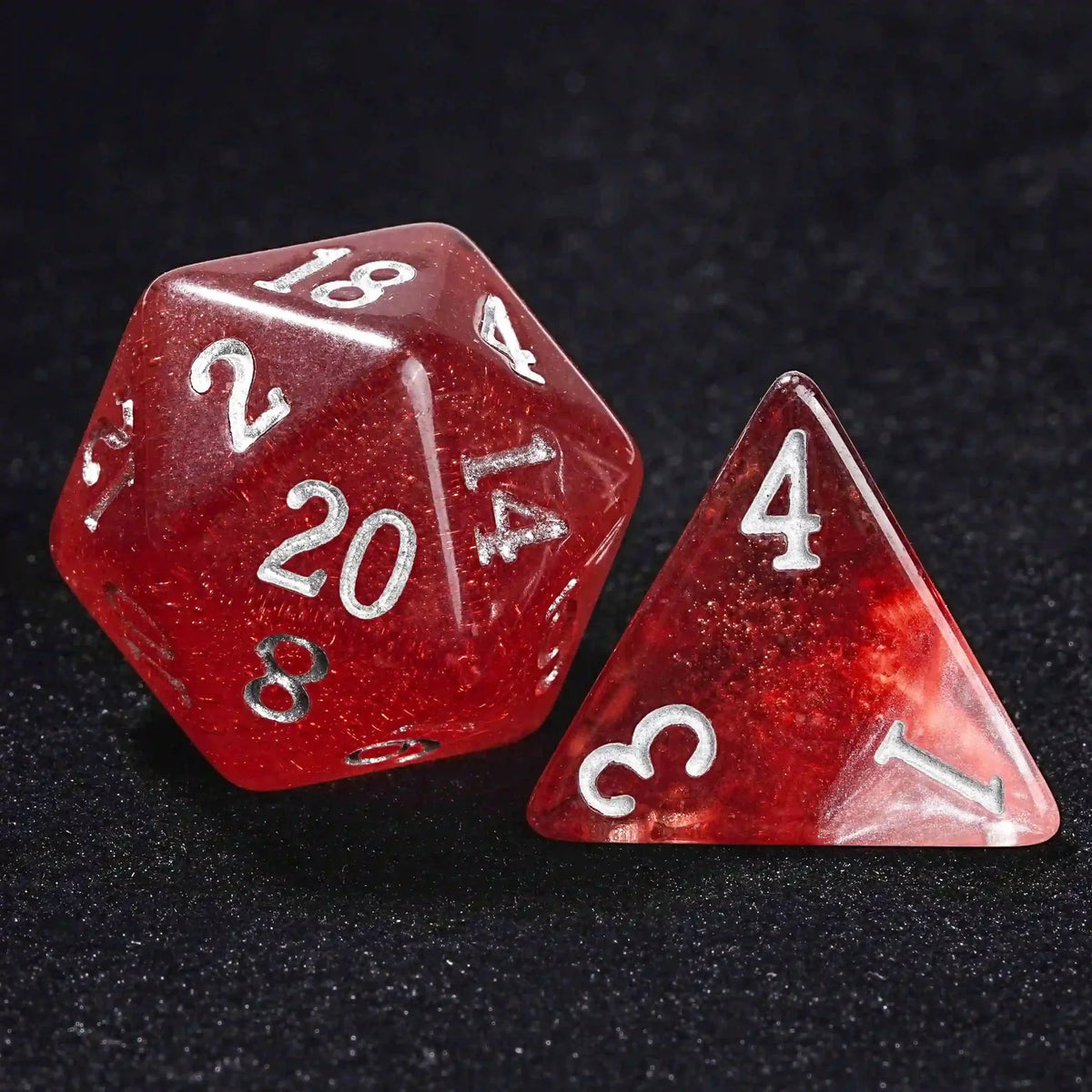 Wine Liquid Core Dice Set – Tavern Brew Liquid Core Resin DND Dice Set