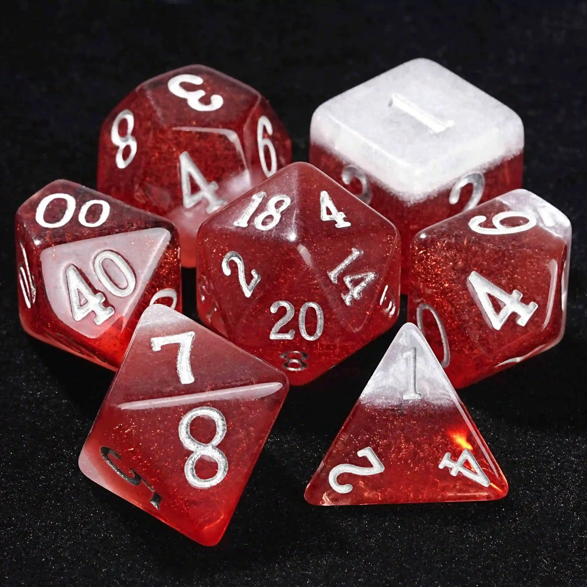 Wine Liquid Core Dice Set – Tavern Brew Liquid Core Resin DND Dice Set