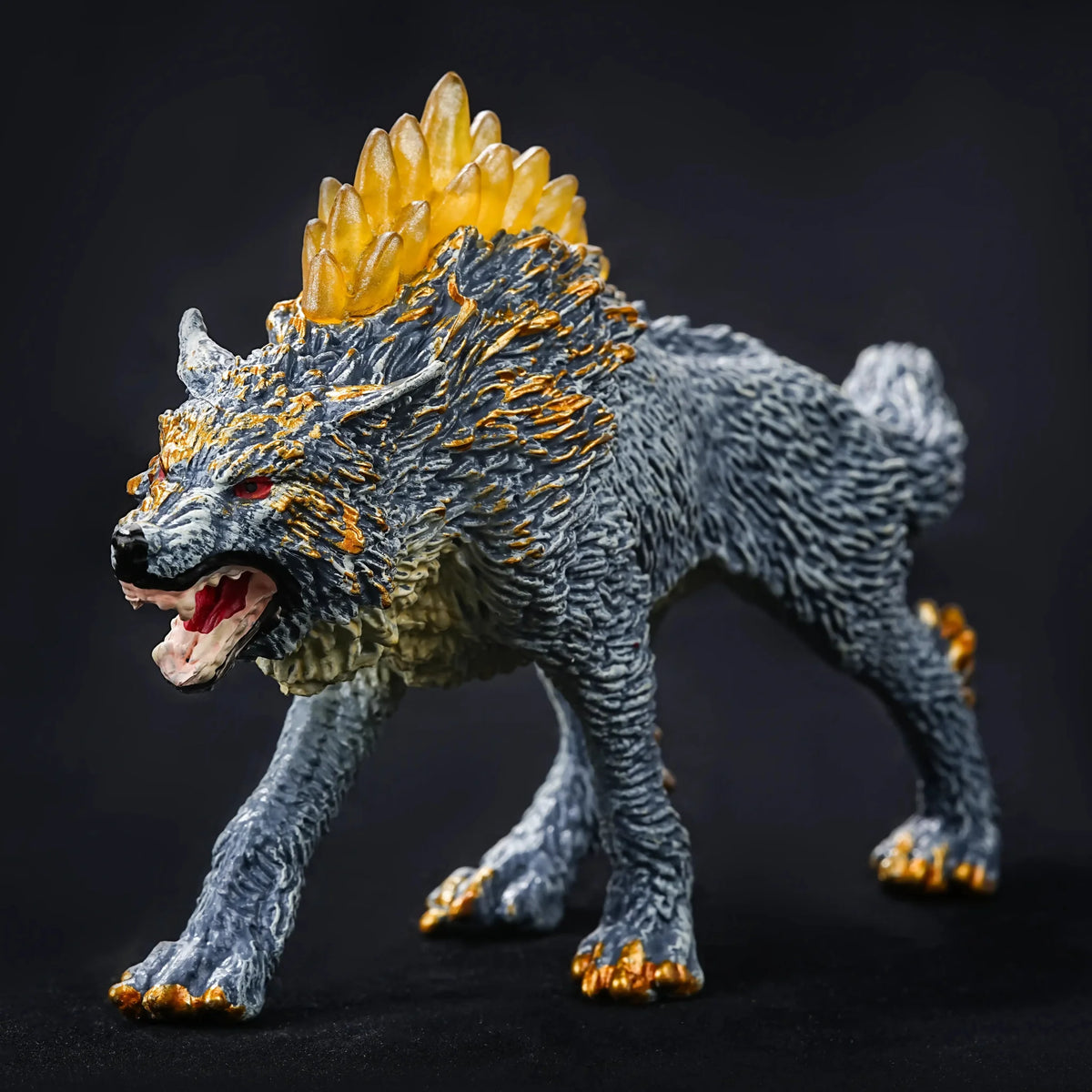Wolf RPG Miniature – Tabletop Model Dice – RPG Magic Wolf Ornaments DND Dice Desktop Partner