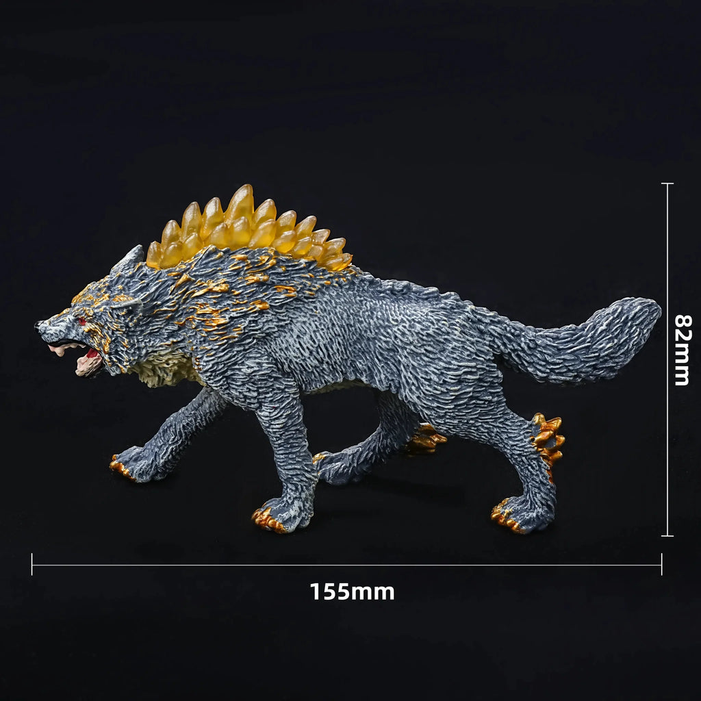 Wolf RPG Miniature – Tabletop Model Dice – RPG Magic Wolf Ornaments DND Dice Desktop Partner