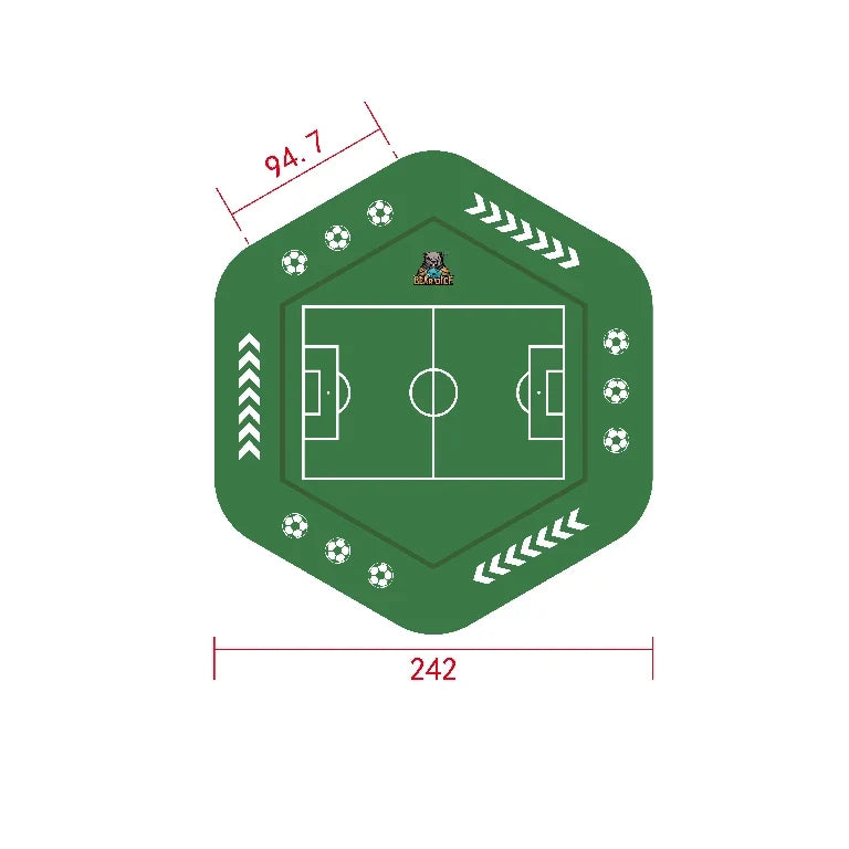 World Cup Dice Tray – Soccer Turf – alternate product view