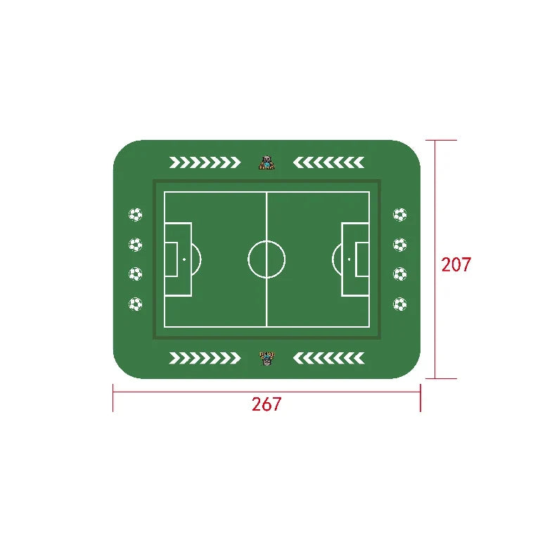World Cup Dice Tray – Soccer Turf – alternate product view