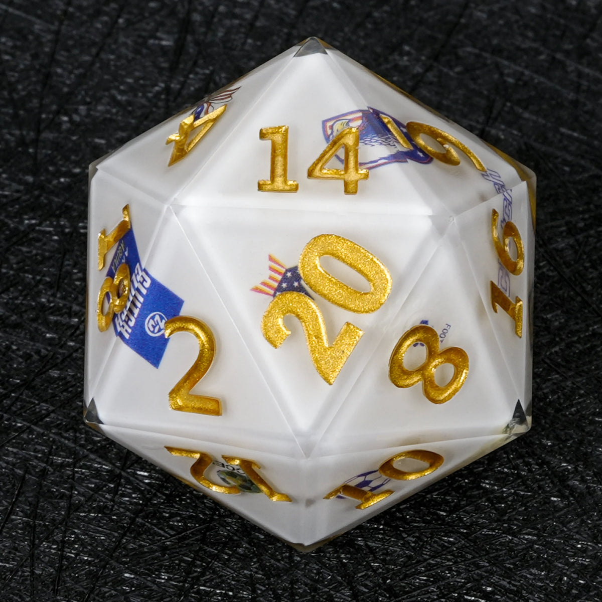 World Cup Resin D20 Dice – Soccer Giant – alternate product view