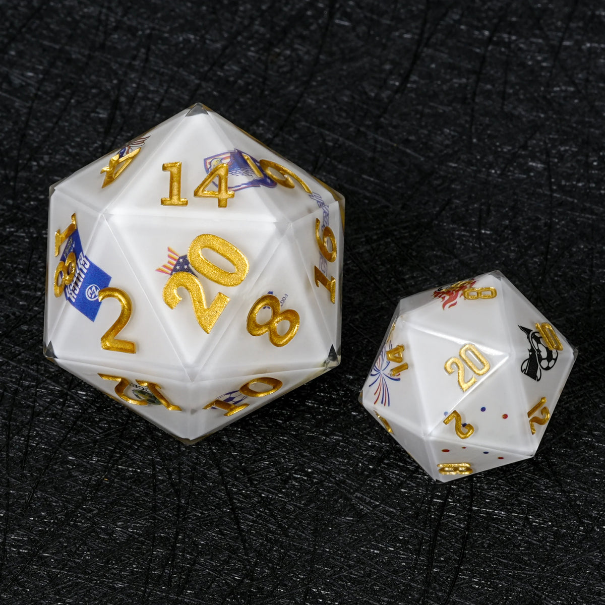 World Cup Resin D20 Dice – Soccer Giant – alternate product view