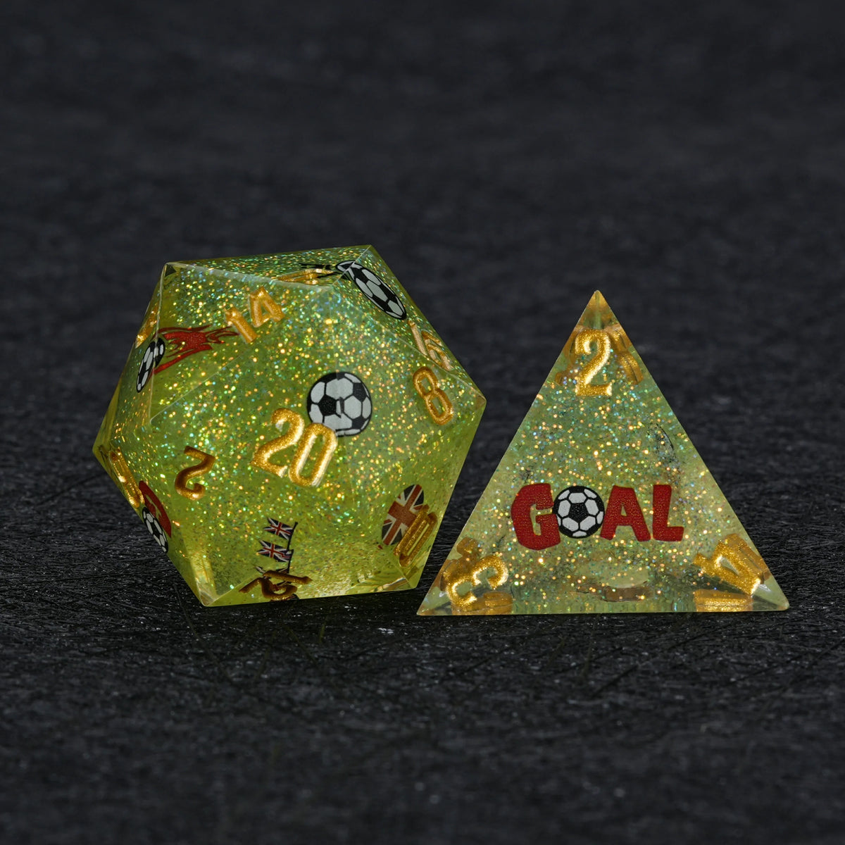 World Cup Resin D&D Dice Set – alternate product view