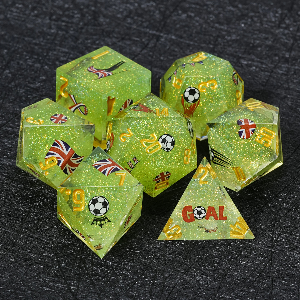 World Cup Resin D&D Dice Set