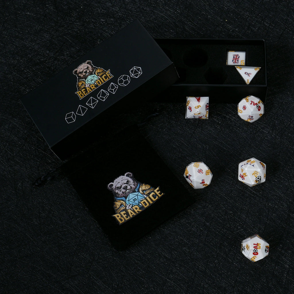 World Cup Resin RPG Dice Set – alternate product view