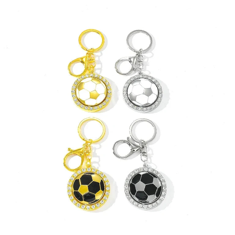 World Cup Rotatable World Soccer Keychain