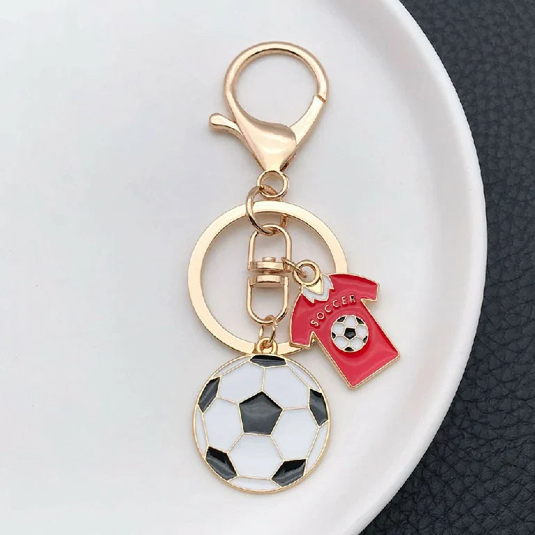 World Cup Soccer Ball Soccer Keychain – alternate product view