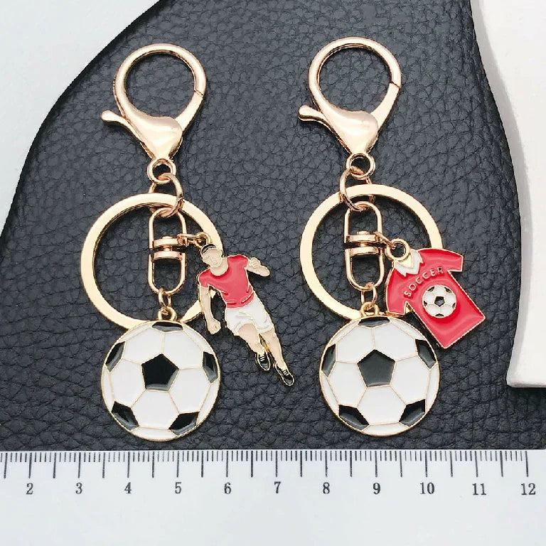 World Cup Soccer Ball Soccer Keychain – alternate product view