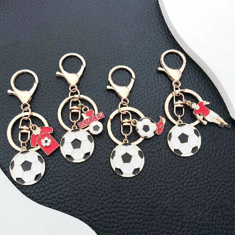 World Cup Soccer Ball Soccer Keychain – alternate product view