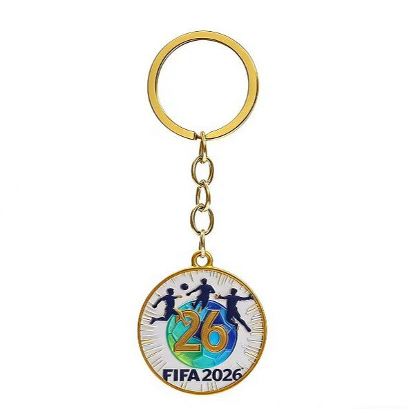 World Cup Soccer Keychain – Enamel – alternate product view