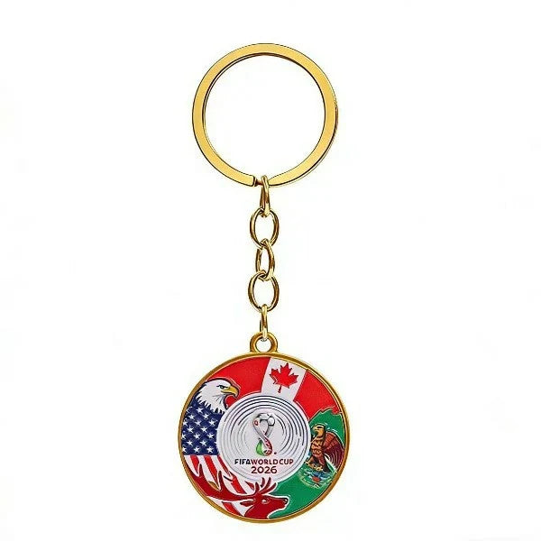 World Cup Soccer Keychain – Enamel – alternate product view