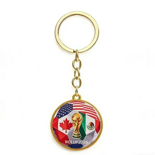 World Cup Soccer Keychain – Enamel – alternate product view