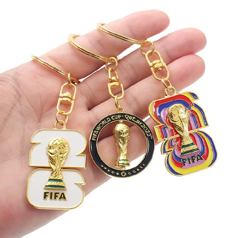 World Cup Soccer Keychain – Painted Enamel – alternate product view