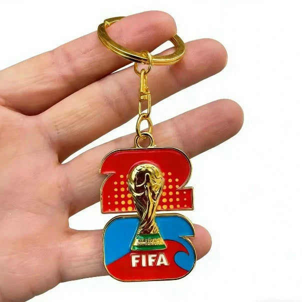 World Cup Soccer Keychain – Painted Enamel – alternate product view