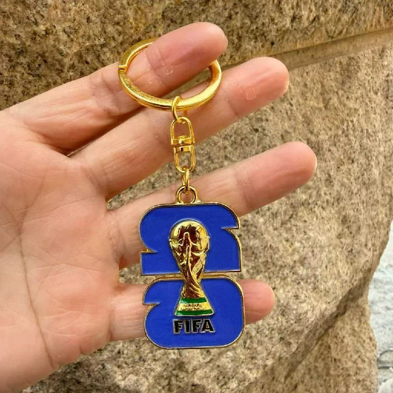 World Cup Soccer Keychain – Painted Enamel – alternate product view