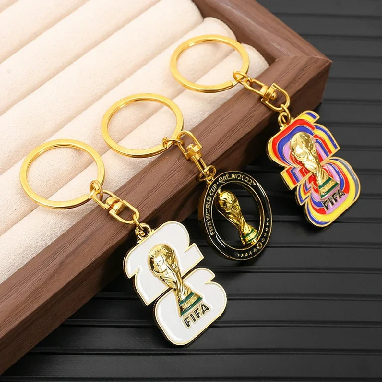 World Cup Soccer Keychain – Painted Enamel