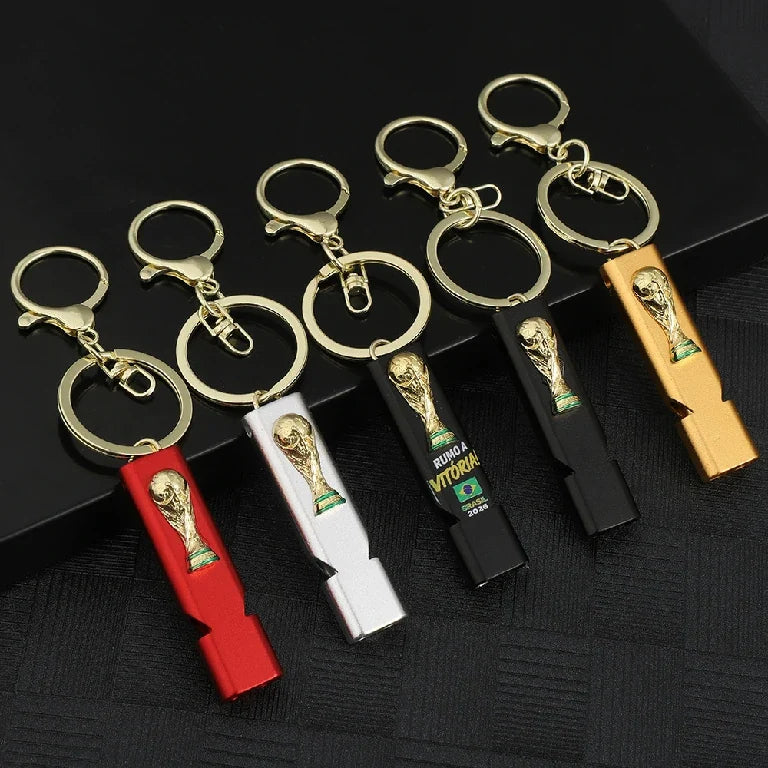 World Cup Soccer Keychain – Trophy Whistle