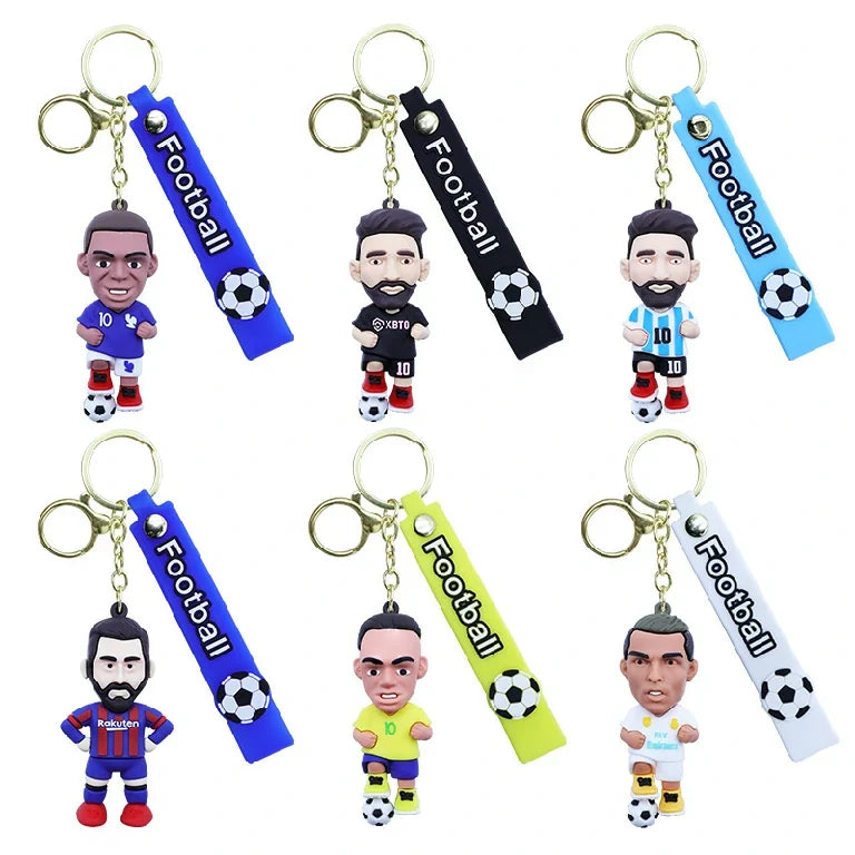 World Cup Star Soccer Keychain – alternate product view